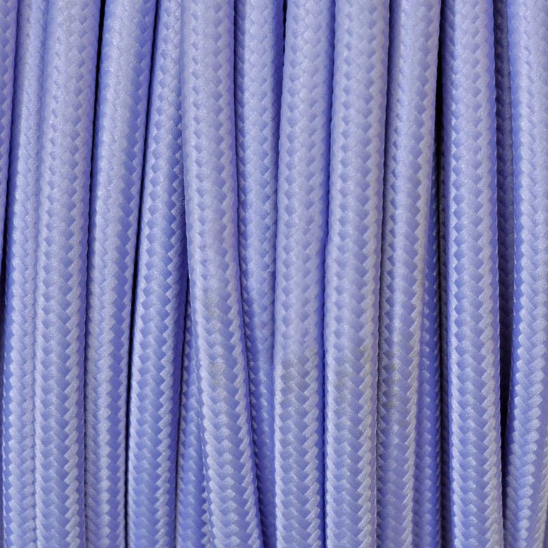 Сиреневый текстильный провод  фото 1