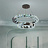 Подвесной светильник в виде колец Vibrosa FR-161 80+50 B фото 6