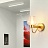 Стеклянный настенный светильник в стиле постмодерн Прозрачный Черный фото 10
