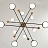 Потолочная светодиодная люстра с элементами из дерева TURNA X фото 5