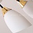 Серия подвесных светильников RIVOLI 15 плафонов Золотой цвет фото 24