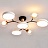 Серия потолочных светодиодных люстр с дисковидными и шарообразными плафонами на разветвленном каркасе MARTA-2 B белый фото 18