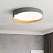 Потолочный светильник со скошенным краем OKTAVA Черный 40 см  фото 12
