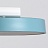 Реечная люстра с возможностью изменения положения ламп TAVIS CROSS Голубой фото 9
