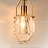 Дизайнерский подвесной светильник с хрустальным рассеивателем в виде ограненного камня в металлическом держателе XENIA фото 3