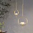 Подвесной светильник в виде цветка из стеклянных кристаллов в кольцевом каркасе LOTOS ONE 3 плафона  фото 6