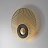 Дизайнерский настенный светильник в виде металлического диска PLANCHET АлюминийA фото 4