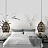 Светильники в скандинавском стиле из металла Белый фото 3