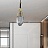 Дизайнерский подвесной светильник с хрустальным рассеивателем в виде ограненного камня в металлическом держателе XENIA фото 8