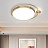 Светодиодный потолочный светильник в скандинавском стиле DESTIN 50 см  Черный фото 16