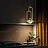 Подвесной светильник с шарообразным плафоном в прямоугольном каркасе из металла DIGHTON фото 3