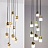 Дизайнерский подвесной светильник из мрамора BRIXEN 16 плафонов  фото 12