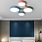 Цветной светодиодный потолочный светильник MEDLEY 4 плафона  фото 10