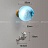 Настенный светодиодный светильник Космонавт-2 A 25 см  фото 16
