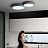 Потолочные светодиодные светильники с мягкой текстильной отделкой SOFA 45 см  Синий фото 3