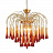 Подвесной светильник Amber Drops Chandelier фото 12