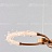 Подвесной светильник c двумя латунными кольцами и декором в виде хрустальных кристаллов ACOSTA DUO фото 7
