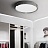 Потолочные светодиодные светильники с мягкой текстильной отделкой SOFA 45 см  Серый фото 9