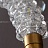 Подвесной светильник с кольцевым каркасом из латуни и декором в виде хрустальных кристаллов ACOSTA фото 4