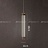 Серия подвесных светодиодных светильников с вытянутыми цилиндрическими плафонами в медных держателях SHOOT A фото 2