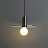 Минималистский подвесной светильник в стиле лофт Черный фото 4