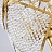 Настольная лампа Ritz Crystall Leaf Table Золотой фото 7
