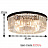 Потолочная люстра RHYS Odeon Prism 80 см  Янтарный фото 3