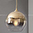 Подвесной одиночный светильник Copper Элис Elis золотой фото 6