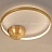 Потолочный светильник в форме светодиодного кольца с круглым потолочным креплением Dorkas фото 2
