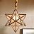 Дизайнерский подвесной светильник со стеклянным плафоном в форме многоконечной звезды MAGIC фото 5