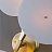 Минималистичная дизайнерская люстра DISCS 9 плафонов Золотой фото 11
