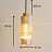 Подвесной одиночный светильник FR-168 Золотой фото 2