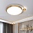 Светодиодный потолочный светильник в скандинавском стиле DESTIN 40 см  Золотой фото 17