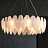Серия светодиодных люстр с абажуром в виде композиции из стеклянных перьев LORELEY 5 ламп фото 9