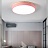 Светодиодные плоские потолочные светильники KIER WOOD 40 см  Розовый фото 36