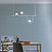 Оригинальный подвесной светильник со стеклянными шарами BIRD LINE фото 9