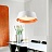 Светодиодная люстра в современном стиле SALLY Оранжевый фото 10