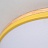 Цветные плоские светодиодные светильники в эко стиле DISC DH 48 см  Желтый фото 19