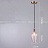 Дизайнерский подвесной светильник со стеклянным рельефным плафоном цилиндрической формы ROSNY фото 2