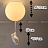 Серия потолочных светильников Мишка на шаре WASTY модель А средний фото 14