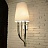 Настенный светильник Ipe cavalli Brunilde Wall Золотой 72 см  Черный фото 5