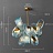 Серия дизайнерских люстр на лучевом каркасе со стеклянными рассеивателями в форме лепестков с панцирной поверхностью LUCIA фото 2