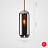 Стеклянный светильник подвес в стиле лофт D фото 15
