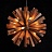 Loft Wooden Sputnik 55 см  Каштановый фото 2