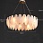 Серия светодиодных люстр с абажуром в виде композиции из стеклянных перьев LORELEY 8 ламп фото 4