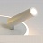 Потолочный светильник с шарообразным и вращающимся цилиндрическим плафоном и внешним LED-свечением SNOTRA CH A фото 4