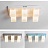 Серия потолочных люстр с матовыми стеклянными плафонами квадратной формы BOARD CUBE 4 плафона Коричневый фото 4