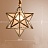 Дизайнерский подвесной светильник со стеклянным плафоном в форме многоконечной звезды MAGIC фото 3