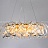 Серия дизайнерских светодиодных люстр с абажуром из перекрестных хрустальных элементов на блестящем круглом каркасе KARLENA B фото 18