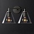 Бра RH Utilitaire Funnel Shade Double Sconce Никель фото 2